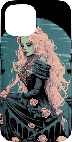 Miniatura 6 de Funda para iPhone 13 Pro Gothic Girl Pastel Goth Wiccan Pagan Anime Nu Goth Grunge