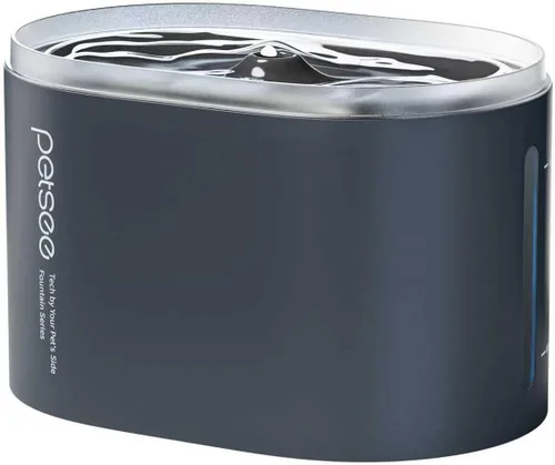 Fuente de agua automática para gatos, dispensador de agua de 2.5 litros de capacidad, bomba ultra silenciosa, sistema de filtración, material sin