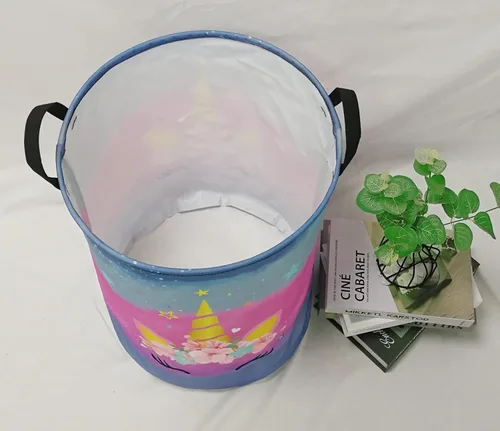 Miniatura 4 de Cesta grande para almacenaje impermeable, cesta organizadora ligera para usar como cesto de la ropa, cubos para juguetes, cestas de regalo