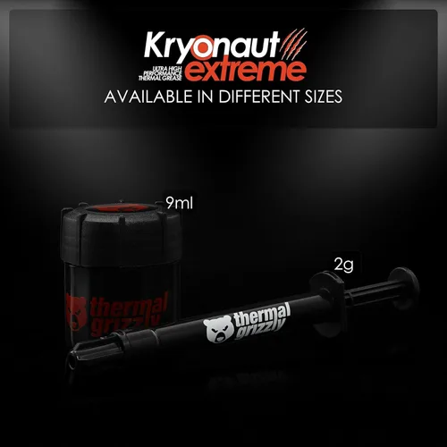 Miniatura 4 de Thermal Grizzly Kryonaut Extreme - Pasta térmica de CPU de alto rendimiento para enfriar todos los procesadores, tarjetas gráficas, disipadores