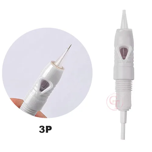 Miniatura 2 de Paquete de 50 agujas de cartucho de microblading para dispositivo Charmant máquina de maquillaje permanente, bolígrafo Charme Princess Tattoo