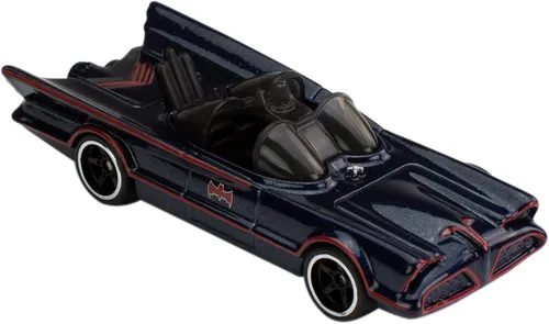 Miniatura 3 de Paquete de juguetes de autos Hot Wheels Batman Batmobile, conjunto de 5 fundiciones favoritas de los fans en escala 1:64 con empaque especial