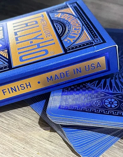 Miniatura 7 de Tally-Ho MetalLuxe - Juego de cartas azules