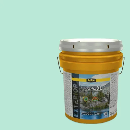 Miniatura 45 de Rodda Paint CASCADIA XL - Pintura e imprimación satinada para exteriores en uno, cuarto de galón, azul Madonna
