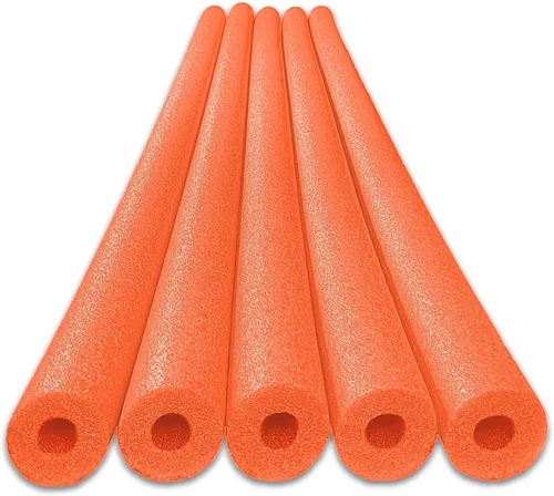 Miniatura 11 de Oodles of Noodles Fideos de natación de espuma para piscina, paquete de 5 Rojo