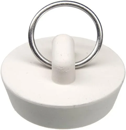 Miniatura 5 de Danco 35974B Tapón de drenaje de goma de 1 pulgada, blanco, 1 por bolsa