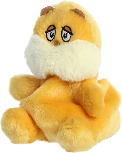 Miniatura 5 de Aurora® Whimsical Dr. Seuss™ Palm Pals™ The Lorax - Peluche con licencia oficial para juegos imaginativos, perfecto para niños y adultos, naranja