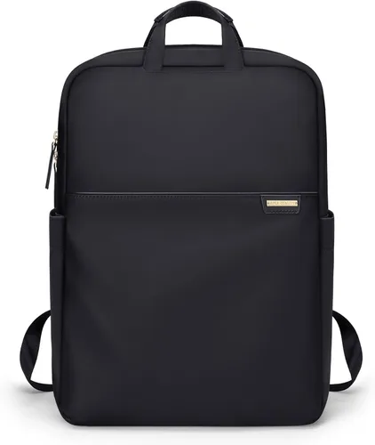 Miniatura 11 de Mochila delgada para laptop para mujer, mochila ligera para viajes de negocios para mujeres y hombres, Albaricoque, 14 pulg.