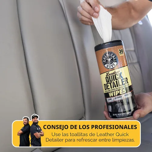 Miniatura 7 de Chemical Guys Kit de limpieza y acondicionador de cuero - Kit de cuidado de cuero para cuero natural, sintético, falso, cuero sintético y más