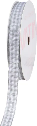 Miniatura 22 de VATIN Cinta a cuadros en blanco y negro – 3/8 pulgadas x 50 yardas, perfecta para cestas de Pascua, manualidades de primavera, envoltura de regalos