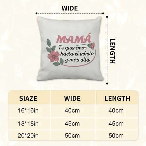 Miniatura 2 de Best Presents for Moms Zipper Pillow Covers 18X18 Regalos para Mamá Día De La Madre Regalos De Cumpleaños para Mamá Birthday Valentines Day Gifts