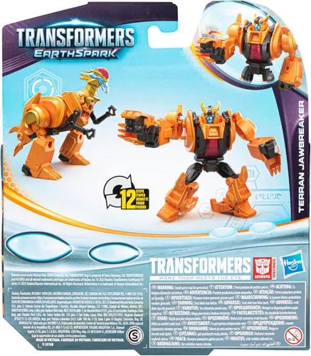 Miniatura 5 de Transformers Toys EarthSpark Warrior Class Terran Jawbreaker figura de acción, 5 pulgadas, juguetes robot para niños a partir de 6 años