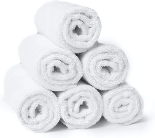 RosenSoft - Paños de lavado extra grandes de 16 x 14 pulgadas para cuerpo y cara, gimnasio de manos, spa, toallas con la punta de los dedos para