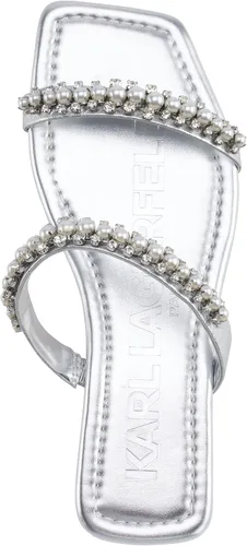 Miniatura 4 de Karl Lagerfeld Paris womens Payzlee Embellished Flat Sandal