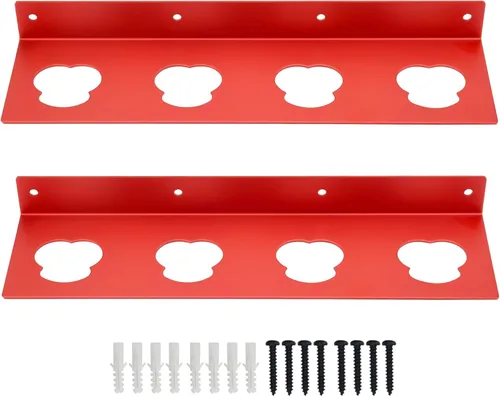 Paquete de 2 soportes de batería para Milwa..... Herramienta de 12 V, soporte de pared para Milwa..... Almacenamiento de baterías de 12 V con