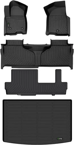Miniatura 45 de Alfombrillas y forro de carga personalizados para Chevy Suburban/GMC Yukon XL 2015-2020 (con asiento de banco de 2da fila), protección para todo