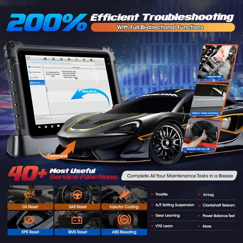 Miniatura 8 de 2026 Autel MaxiSYS Ultra Scanner, herramienta de diagnóstico de escaneo inteligente MSUltra Top, Motor TruSpeed, Topología 2.0, [$2000] 5in1 VCMI