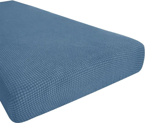 Miniatura 26 de Hokway Fundas de cojín elásticas para sofá Fundas de cojín para sofá Fundas de cojín de asiento de sofá Funda protectora de cojín(Chocolate, Mediano)
