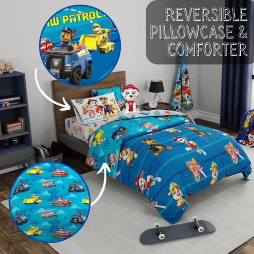 Miniatura 59 de Franco - Juego de edredón y sábanas supersuaves con funda, para niños, 7 piezas, tamaño matrimonial, Five Nights At Freddy's Cinco noches en Freddy's