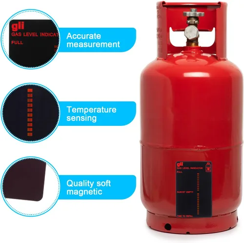 Miniatura 4 de Ptwola 2 Piezas Indicador de Nivel de Gas Indicador de Tanque de Propano Reutilizable Indicadores de Nivel de Combustible Adhesivo para Cocina