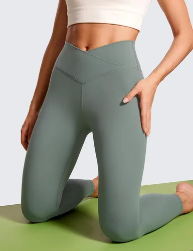 Miniatura 4 de CRZ YOGA Butterluxe - Leggings de entrenamiento con cintura cruzada para mujer, 2528 pulgadas, cintura alta cruzada en V, para gimnasio, atletismo