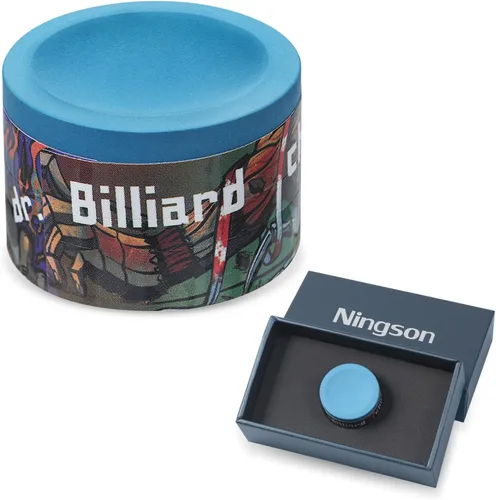 Miniatura 10 de Tiza para Taco de Billar Paquete de 2, Tiza Redonda Premium para Palo de Billar Accesorios de Mesa de Billar para Torneos Profesionales, Clubes