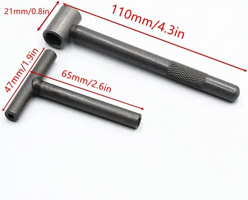 Miniatura 2 de Herramienta de válvula de scooter para motocicleta, llave de reparación de válvula de motor de taquilla Ajuste de la herramienta hexagonal