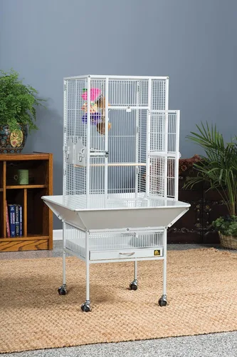 Miniatura 5 de Prevue Pet Products 3351W Park Plaza - Jaula para pájaros, peltre, pequeña
