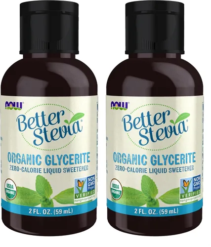 Miniatura 6 de Edulcorante líquido Better Stevia de NOW Foods, con glicerina, 2 fl oz