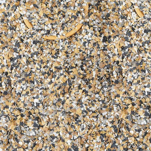 Taiyin Mezcla de 2.8 Kg/ 6.17 libras de chips de color decorativos en escamas de epoxi para suelos de garaje, revestimientos de hormigón, chips de