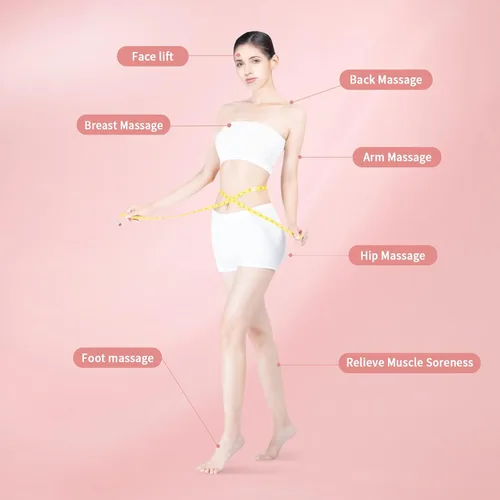 Miniatura 8 de Beauty Star Máquina de ventosas de terapia al vacío, cuerpo multifuncional, espalda, masaje facial, succión ajustable (0-70 cmHg) con 30 tazas y 3