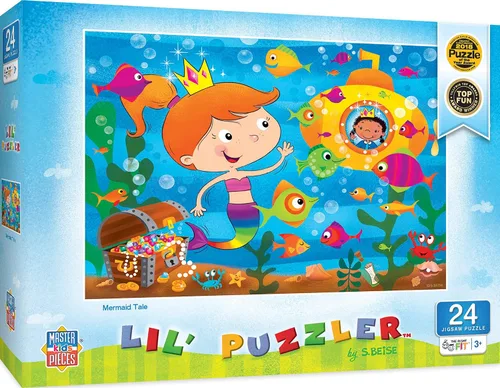 Miniatura 8 de MasterPieces Lil Puzzler - Rompecabezas de 24 piezas para niños, Old MacDonald's Farm, 19 x 14 pulgadas, divertido y educativo, a partir de 3 años