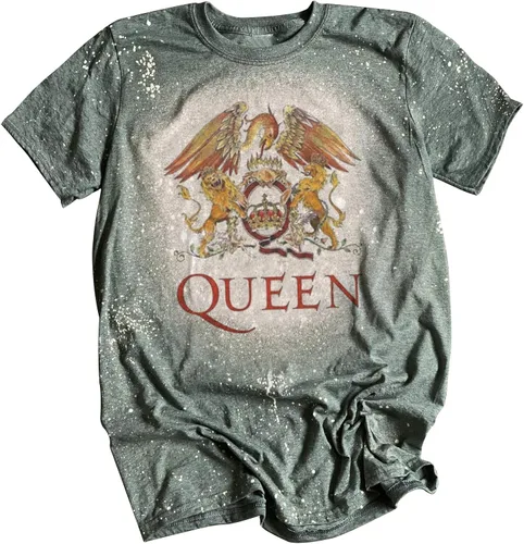 Camiseta vintage de banda de rock para mujer, camisetas gráficas de música rock, camisetas casuales de manga corta para amantes del rock