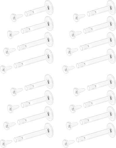 Aretes transparentes de 16G con parte trasera plana para deportes, aretes de nariz de plástico de silicona, aretes de cartílago de tragus, caracola,