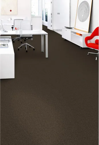 Miniatura 4 de Mohawk Advance 24" x 24" Berber (bucle), 0.11" altura de la pila, baldosa de alfombra, fibra de nailon, color Tierra, (24 baldosas)