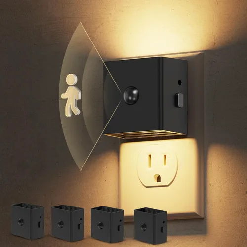 Miniatura 25 de L LOHAS LED - Luces nocturnas enchufables a la pared, [paquete de 2] luz nocturna enchufable con sensor de crepúsculo a amanecer, 3CCT