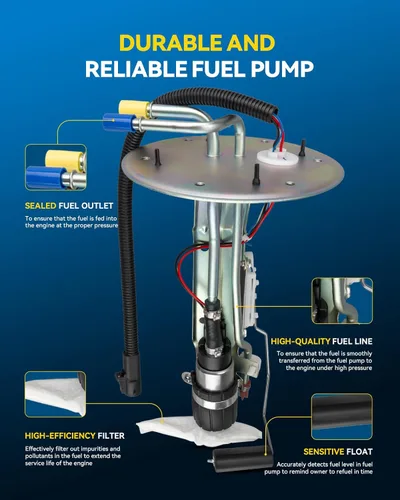 Miniatura 239 de PHILTOP FG1538 Conjunto de Bomba de Combustible Eléctrica con Unidad de Envío Compatible con Nissan Versa 1.6L Sedán/N17X 2012-2019, 2014-2019 Versa