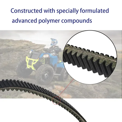 Miniatura 3 de 3211077 Correa de transmisión 20G4022 Compatible con Polaris Sportsman 500 335 400 450 Scrambler 500 Ranger 500 Magnum Trail Blazer Trail Boss Big