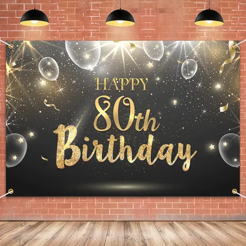 Miniatura 19 de HAMIGAR Telón de fondo brillante dorado de 6 x 4 pies para cumpleaños número 11, decoraciones de cumpleaños de 11 años, suministros de fiesta