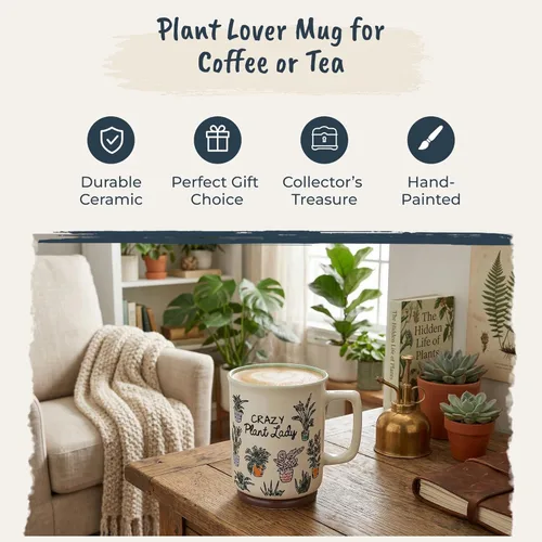 Miniatura 4 de Taza Crazy Plant Lady de 18 onzas