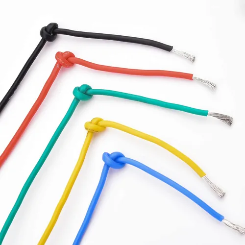 Miniatura 4 de Cable eléctrico de 20AWG, cables de silicona flexibles, cable trenzado de cobre estañado calibre 20, diámetro exterior: 1,8 mm, 5 colores, 19,6