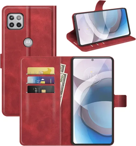 Miniatura 10 de Funda con tapa para Motorola One 5G UW Ace Wallet Funda protectora magnética de cuero para Moto One 5G Ace 2021 / Moto G 5G Folio Book Cover & Stand