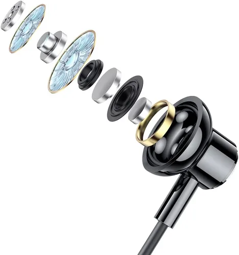 Miniatura 5 de Auriculares inalámbricos Bluetooth con ranura para tarjeta TF, auriculares con banda para el cuello Bluetooth de 100 horas de reproducción