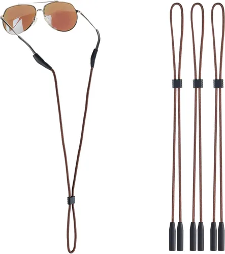 Miniatura 13 de Soporte de correa para lentes para lentes de brazos delgados – Correas de soporte para gafas alrededor del cuello – Correas de gafas de sol