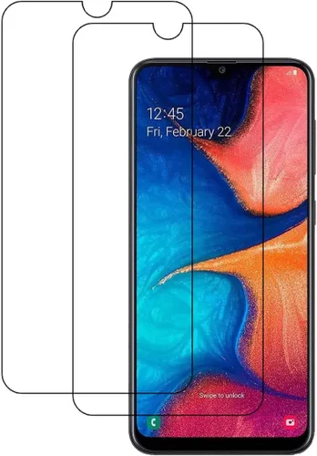 Miniatura 7 de Protectores de pantalla de vidrio templado para Samsung Galaxy A20 [2 unidades] Protector plano de vidrio templado Frontier Protector de pantalla