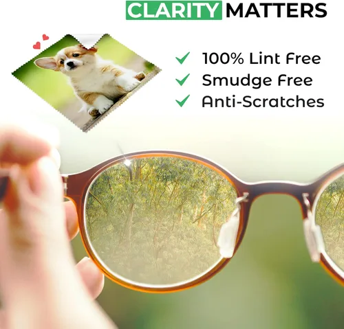 Miniatura 5 de Paño de limpieza de microfibra para gafas - Paño de limpieza de lentes - Paño de limpieza de lentes - Paño de limpieza de gafas de microfibra para 6