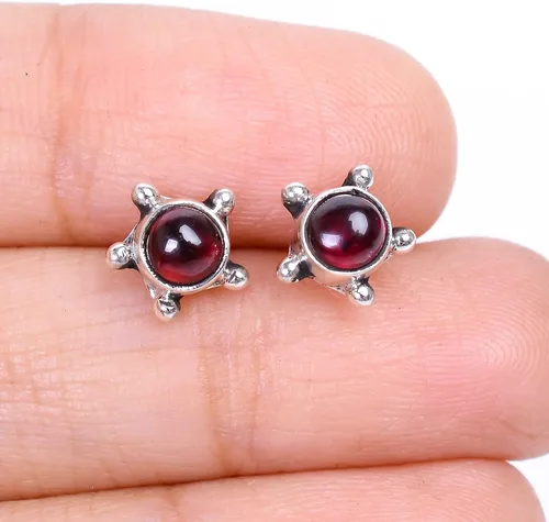 Miniatura 54 de Round Gemstone Stud Design 2