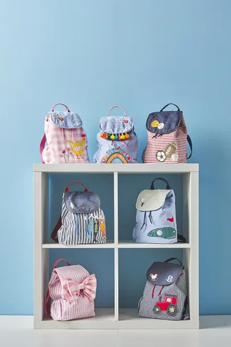 Miniatura 2 de Mud Pie Mochila con cordón para niños, tractor, talla única, TRACTOR, talla única , Mud Pie Mochila con cordón para niños pequeños