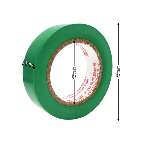 Miniatura 2 de Maveek - 10 rollos de cinta aislante de PVC para aislamiento eléctrico, grado industrial de alta gama, clasificación UL de 176 grados y 600 voltios