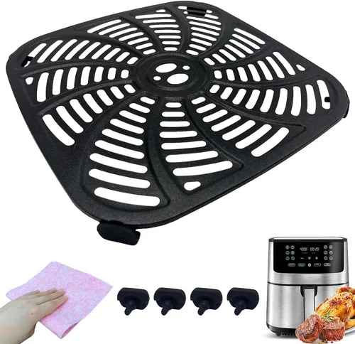 Miniatura 15 de Placa de parrilla de freidora de aire de 6 cuartos para freidora de aire PowerXL Vortex Pro, revestimiento antiadherente de doble capa de alta
